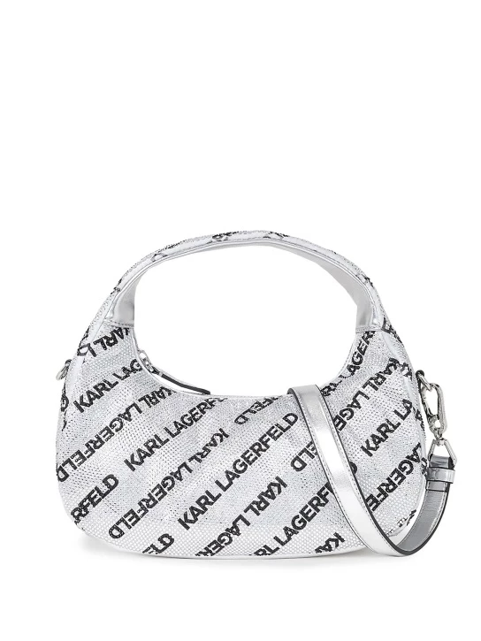 Γυναικεία τσάντα Rhinestone hobo Karl Lagerfeld, Attica Department Store