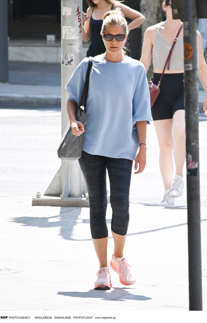 Η Τατιάνα Μπλάτνικ με athleisure look