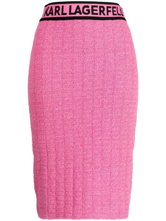 Boucle knit skirt Karl Lagerfeld, Simple Caracters