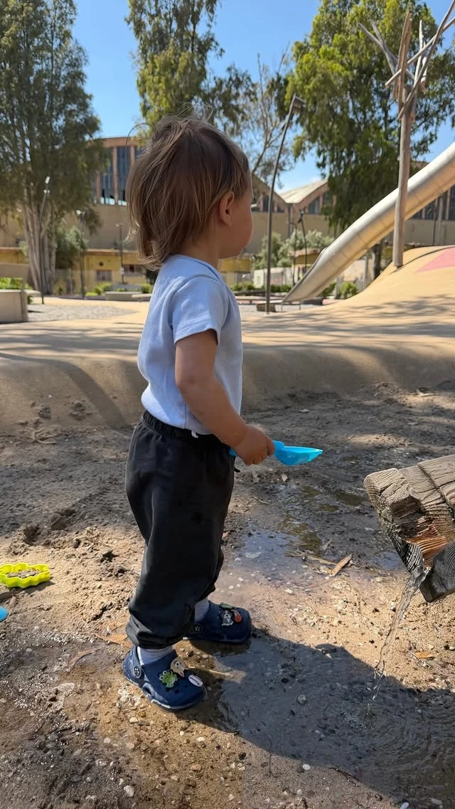 Αλεξάνδρα Νίκα & Βασίλης Αργυρός στην παιδική χαρά