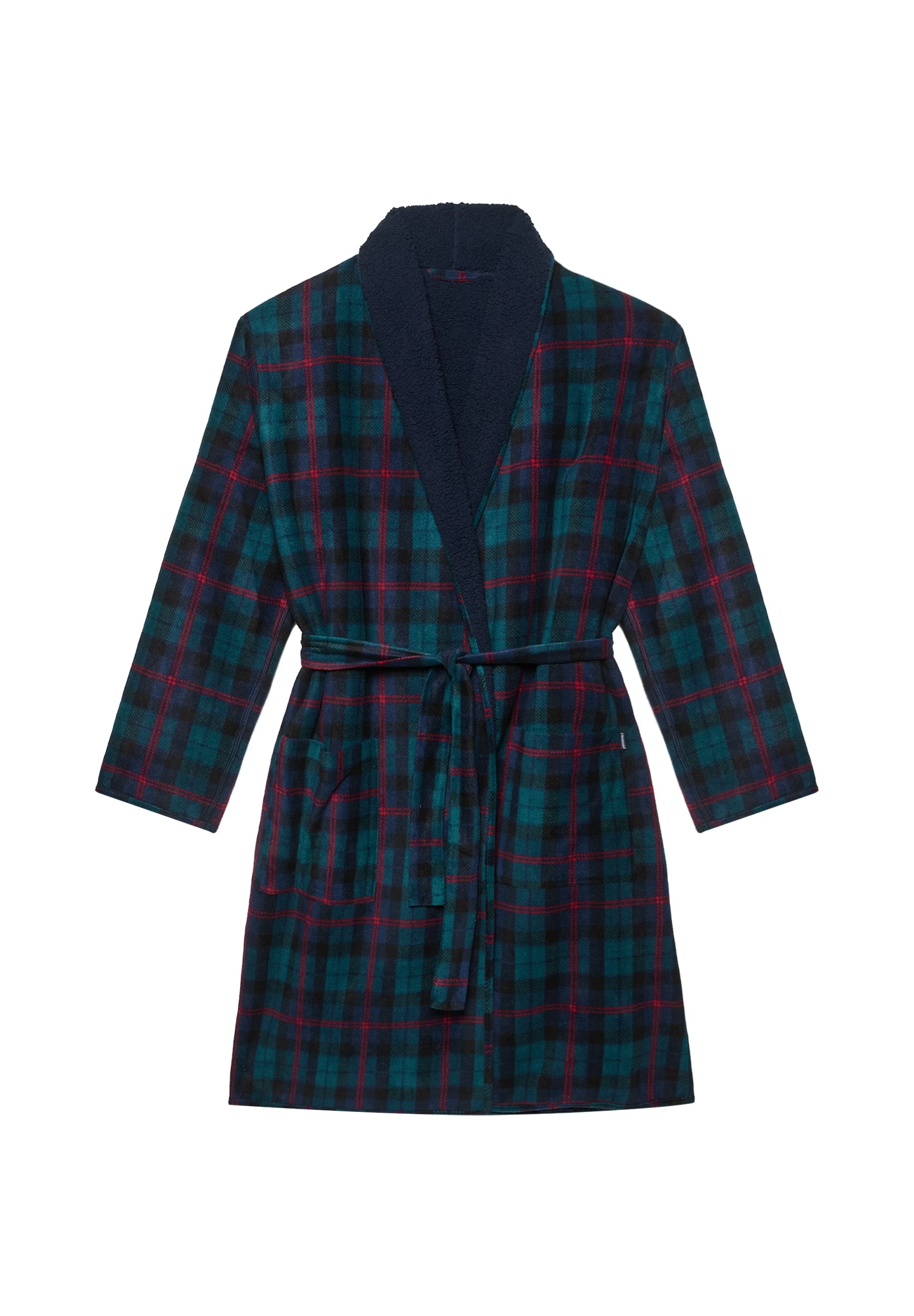 Reversible robe in flannel and plush Mix and Match, Yamamay.