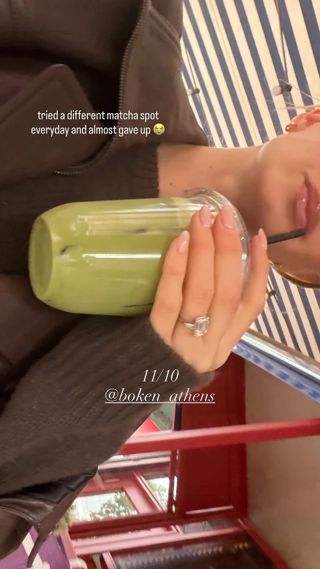 Η Αμαλία Κωστοπούλου βρήκε το αγαπημένο της matcha στην Ελλάδα