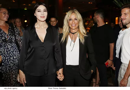 H Άννα Βίσση φωτογραφίζεται με τη Monica Bellucci
