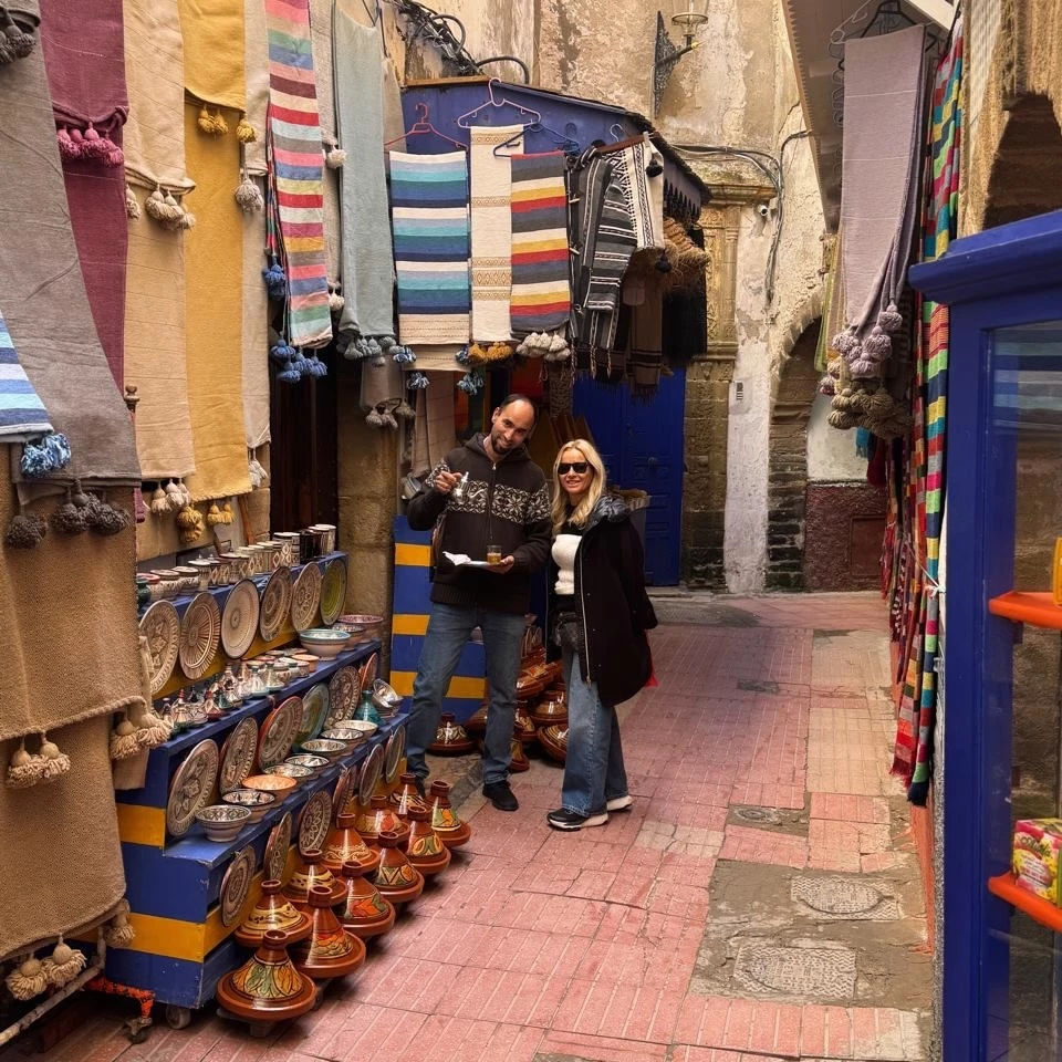 Η Μαρία Μπεκατώρου στο Μαρόκο