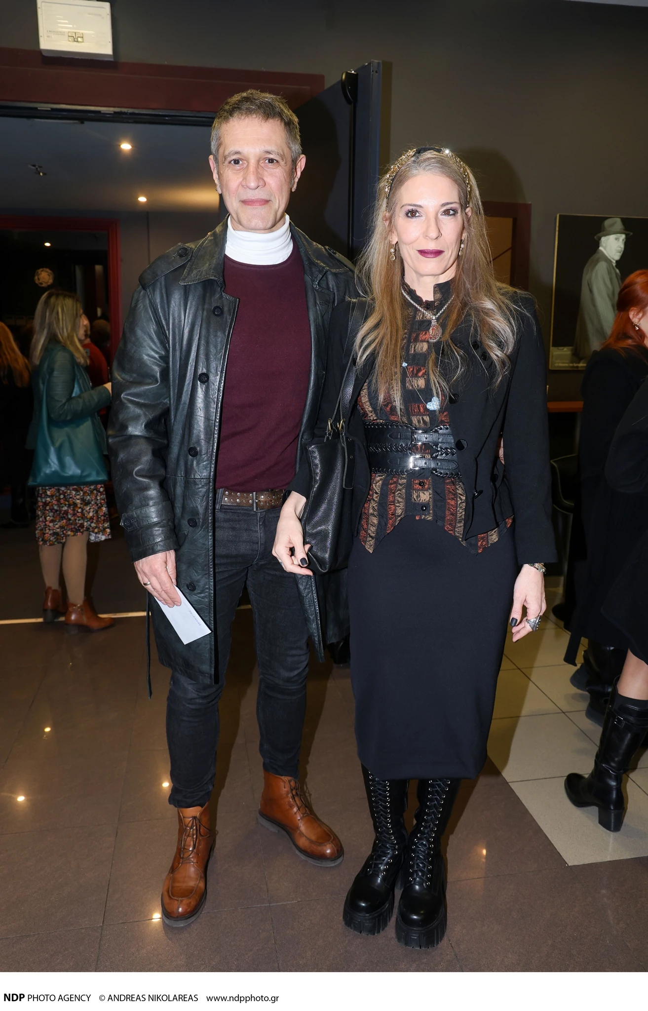 Αθηνά Μαξίμου & Αιμίλιος Χειλάκης στην επίσημη πρεμιέρα του "Ποιος φοβάται τη Βιρτζίνια Γουλφ"