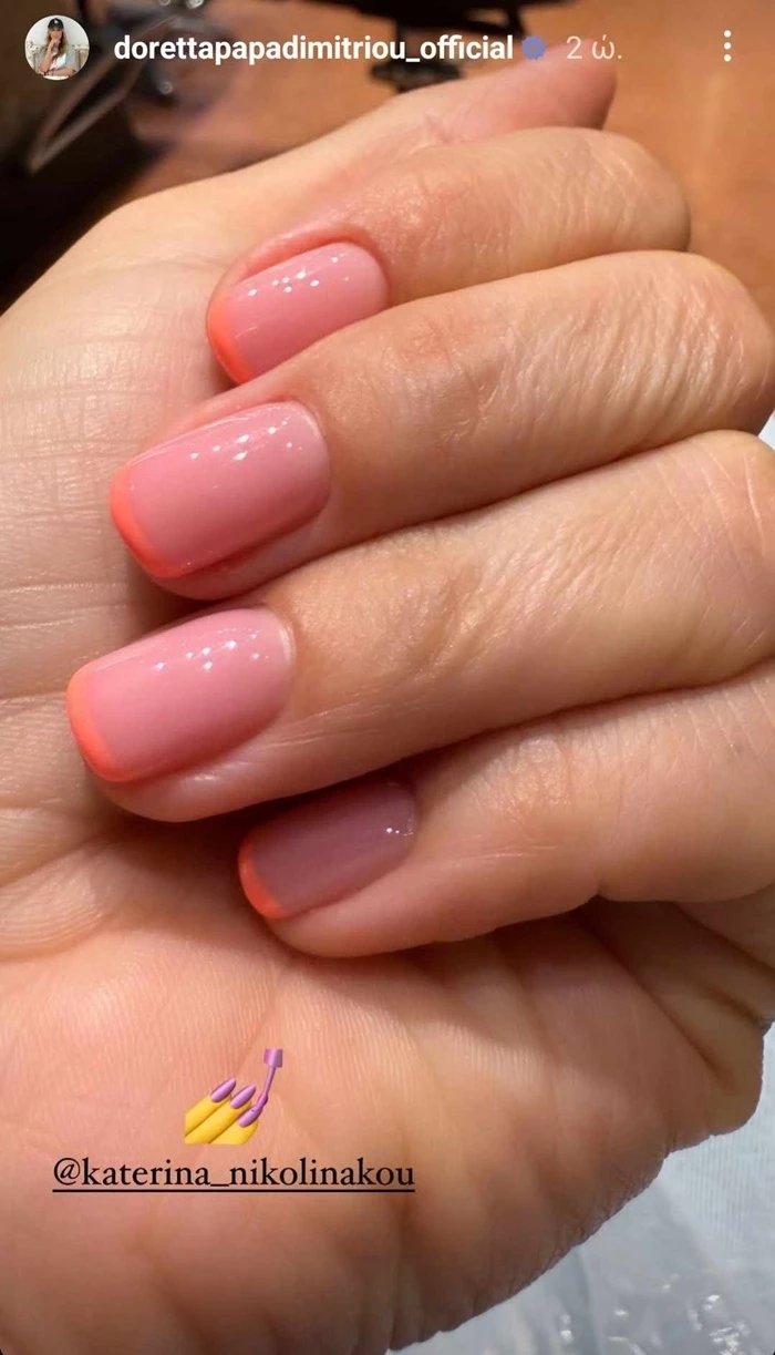 Η Ντορέττα Παπαδημητρίου με neon french nails | Η τάση που θα τολμήσουμε φέτος το καλοκαίρι