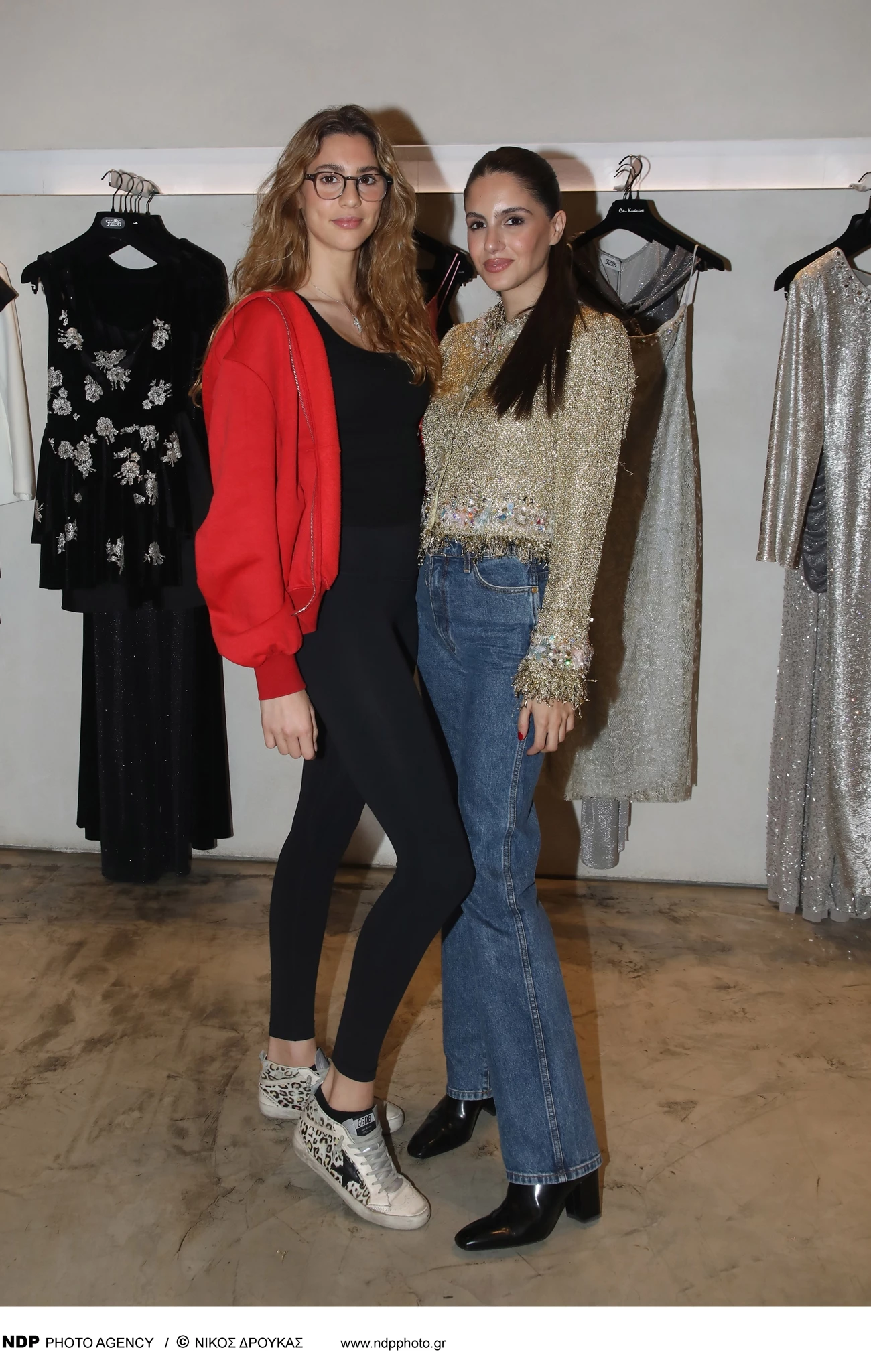 Η Αλεξάνδρα Νίκα στην παρουσίαση της συλλογής της με τη Φαίδρα Παπανδρέου
