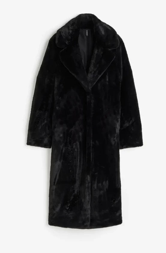 Χνουδωτό παλτό H&M