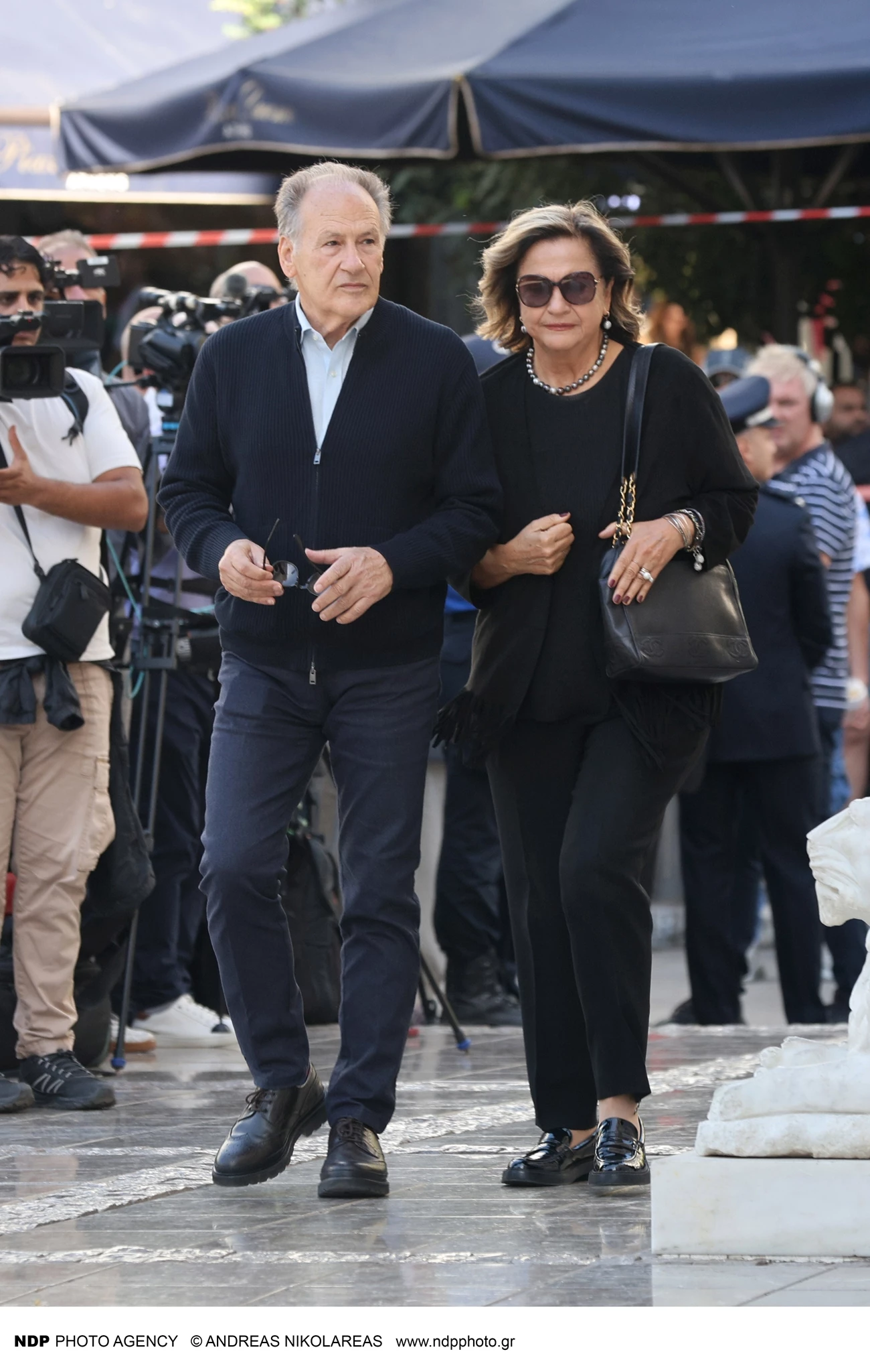 Ο Κώστας Λαλιώτης και η Μαρίνα Οικονόμου