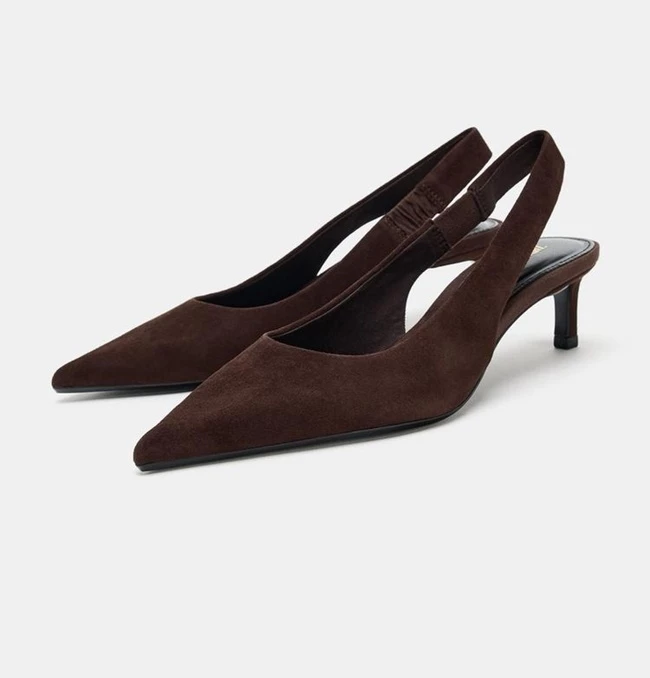 Εξώφτερνο παπούτσι από καστόρι, Zara