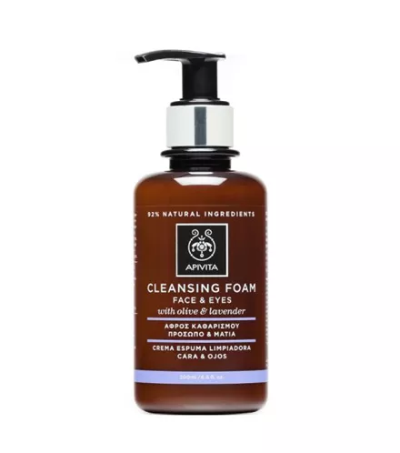Cleansing Foam with Olive & Lavender, APIVITA (στα φαρμακεία)
