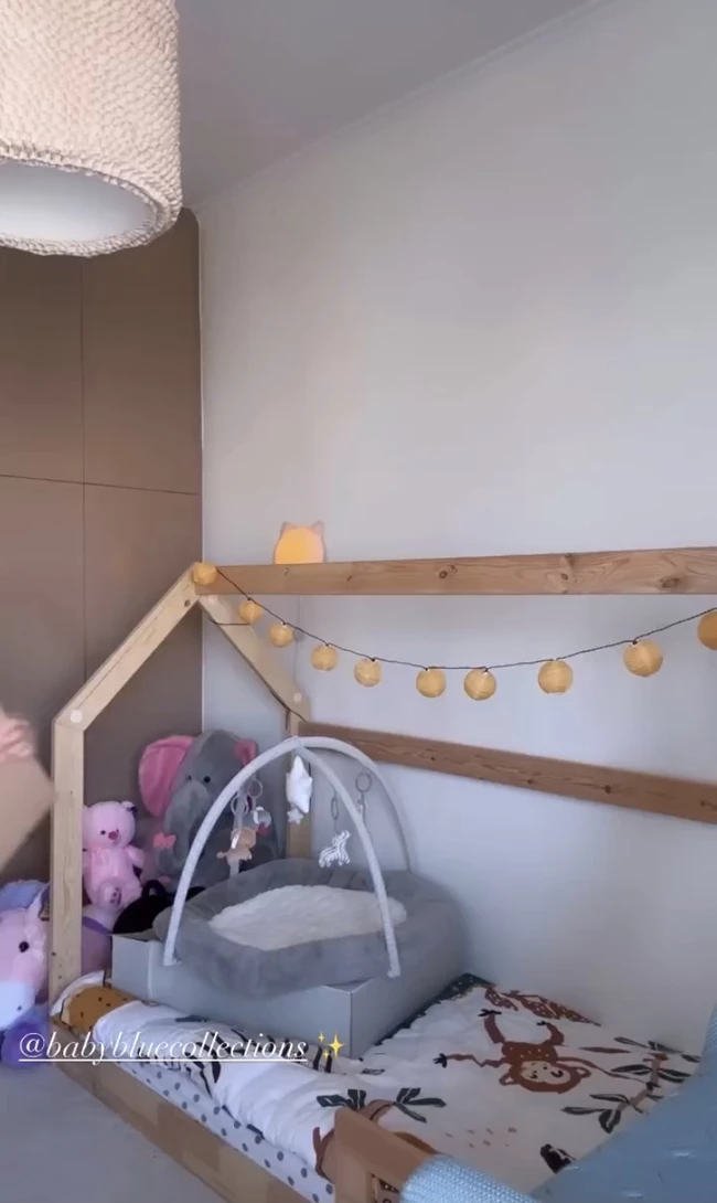 Μαίρη Συνατσάκη | Μας δείχνει για πρώτη φορά το υπέροχο δωμάτιο της κόρης της και την παραμυθένια της κούνια
