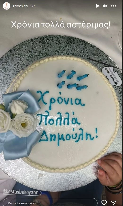 Σία Κοσιώνη & Κώστας Μπακογιάννης | Οικογενειακή γιορτή στο σπίτι τους