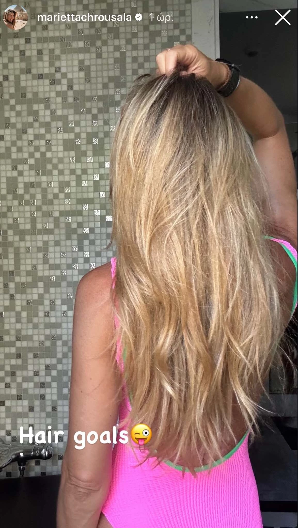 Blonde Perfect | Η Μαριέττα Χρουσαλά με μια από τις πιο κομψές αποχρώσεις του ξανθού για το φθινόπωρο
