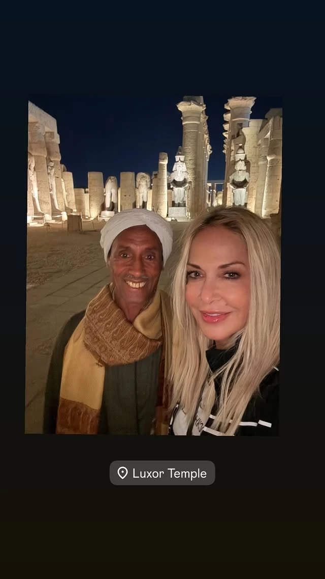 Η Άννα Βίσση στην Αίγυπτο