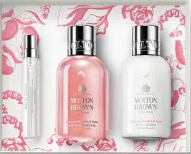 Delicious Rhubarb & Rose Travel Gift Set, Molton Brown