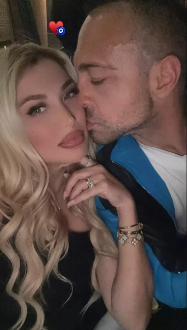 Κωνσταντίνα Σπυροπούλου | Το τρυφερό φιλί με τον Βασίλη Σταθοκωστόπουλο λίγο πριν γίνουν ξανά γονείς