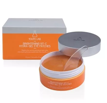 Επιθέματα ματιών με βιταμίνη C, Brightening Vit-C Hydra Gel Eye Patches, Youth Lab (στα φαρμακεία)