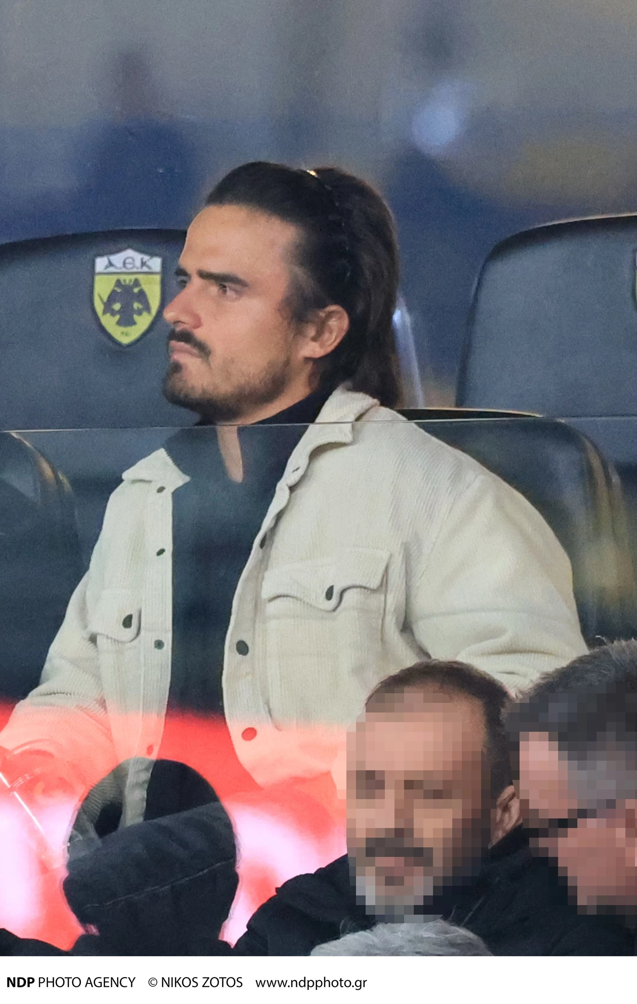 Ο Πέτρος Τσιτσιπάς στο γήπεδο