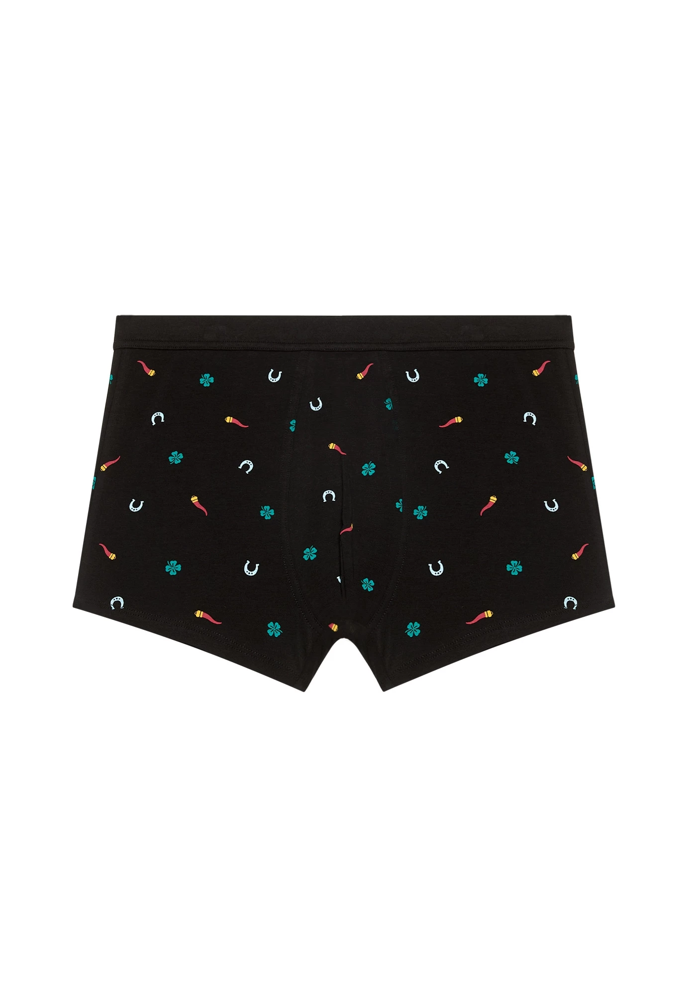 Black boxer shorts with Hello Xmas lucky, Yamamay.