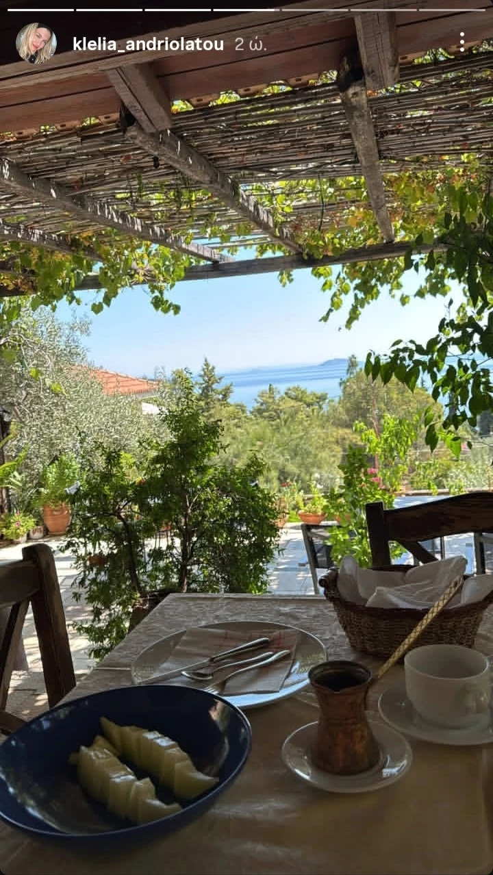 Κλέλια Ανδριολάτου πρωινό