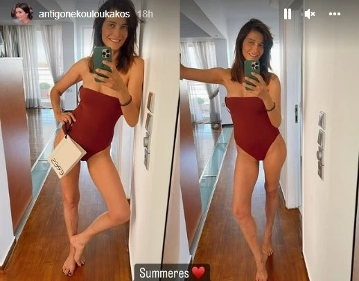Η Αντιγόνη Κουλουκάκου φόρεσε το πιο stylish ολόσωμο μαγιο