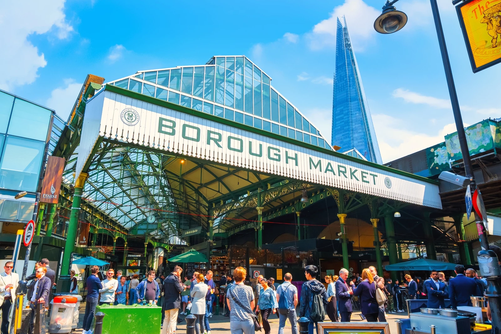 Borough Market in Southwark, London, UK