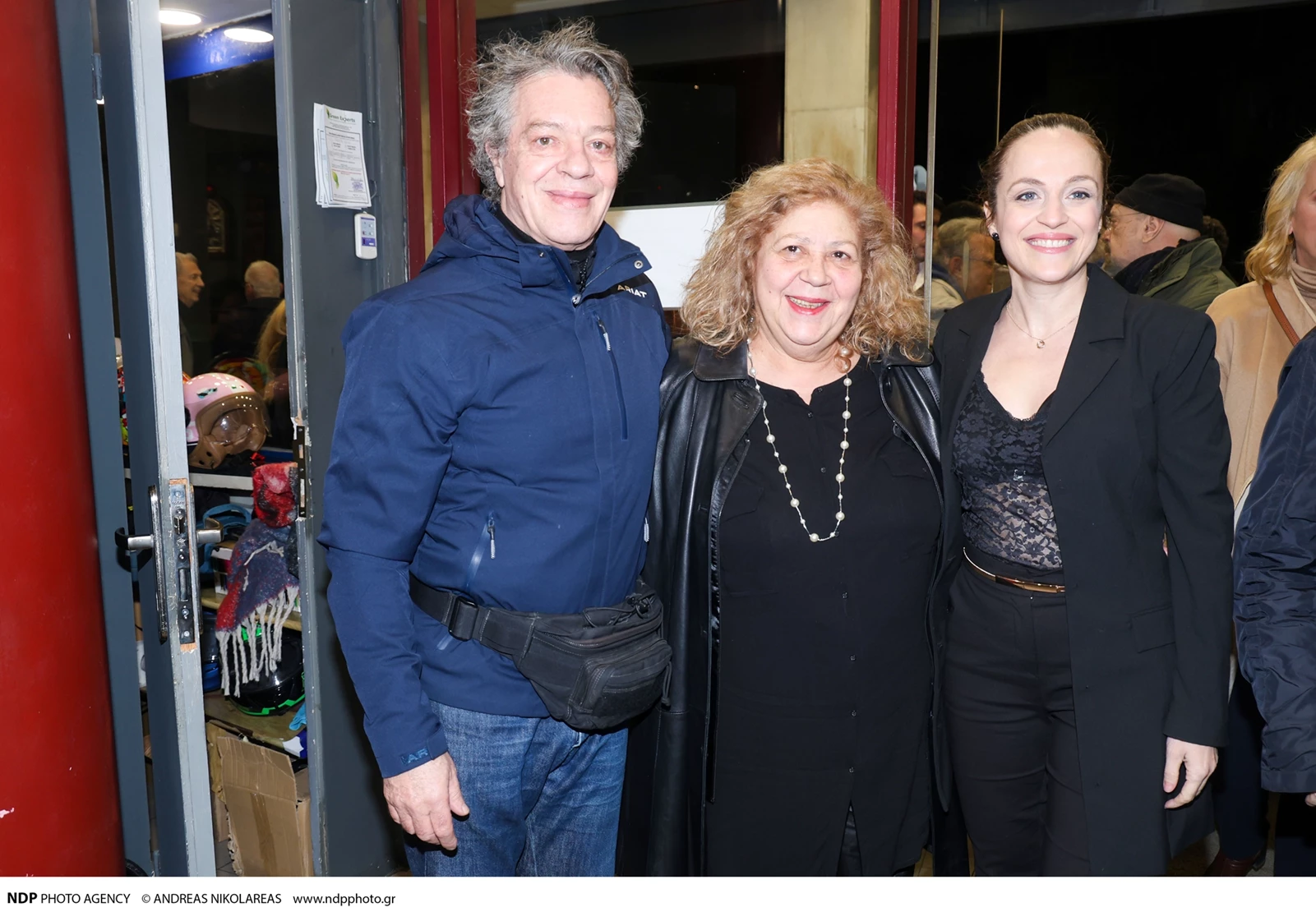 Γιάννης Τσορτέκης Έλενα Μαυρίδου Χριστίνα Τσάφου στην επίσημη πρεμιέρα του "Ποιος φοβάται τη Βιρτζίνια Γουλφ"