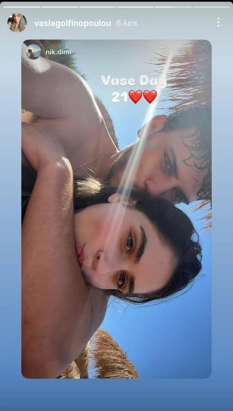 Η Βάσια Γκολφινοπούλου με το αγόρι της