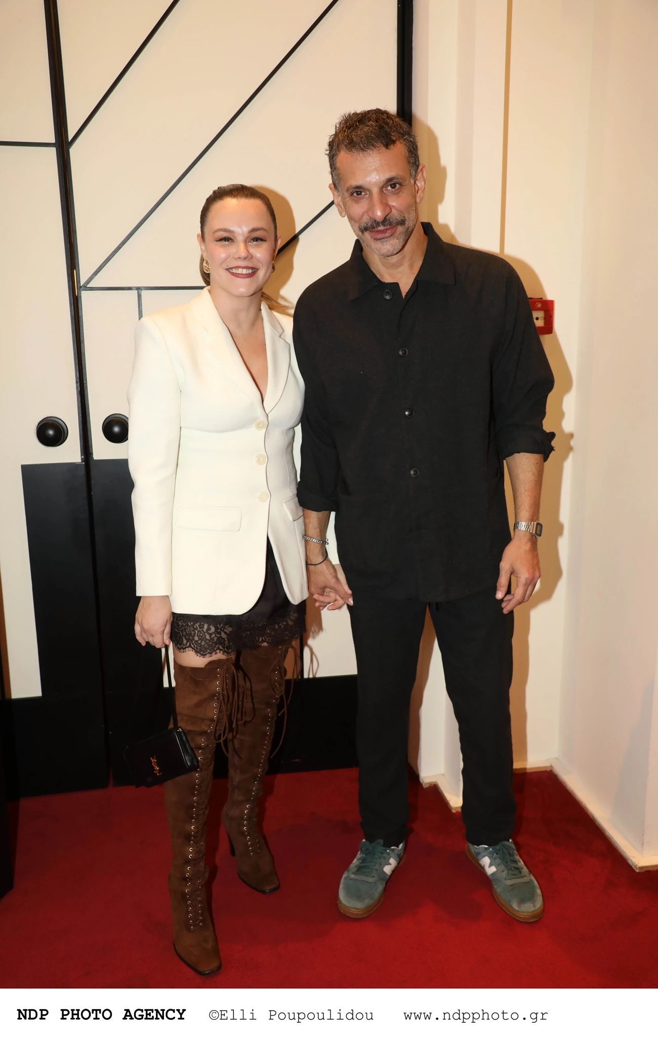 Γιώργος Χρανιώτης και Γεωργία Αβασκαντήρα στην πρεμιέρα της "Κόμισσας της Φάμπρικας"