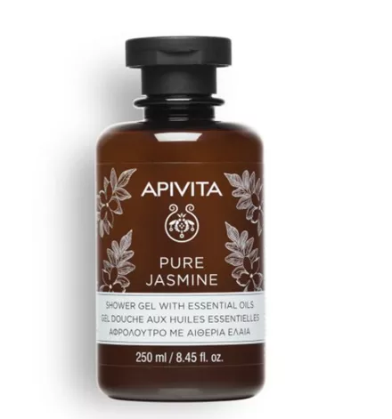 Pure Jasmine, Aφρόλουτρο με Aιθέρια Έλαια, Apivita