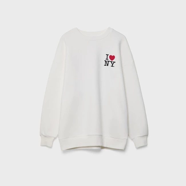 Φούτερ oversize I Love NY