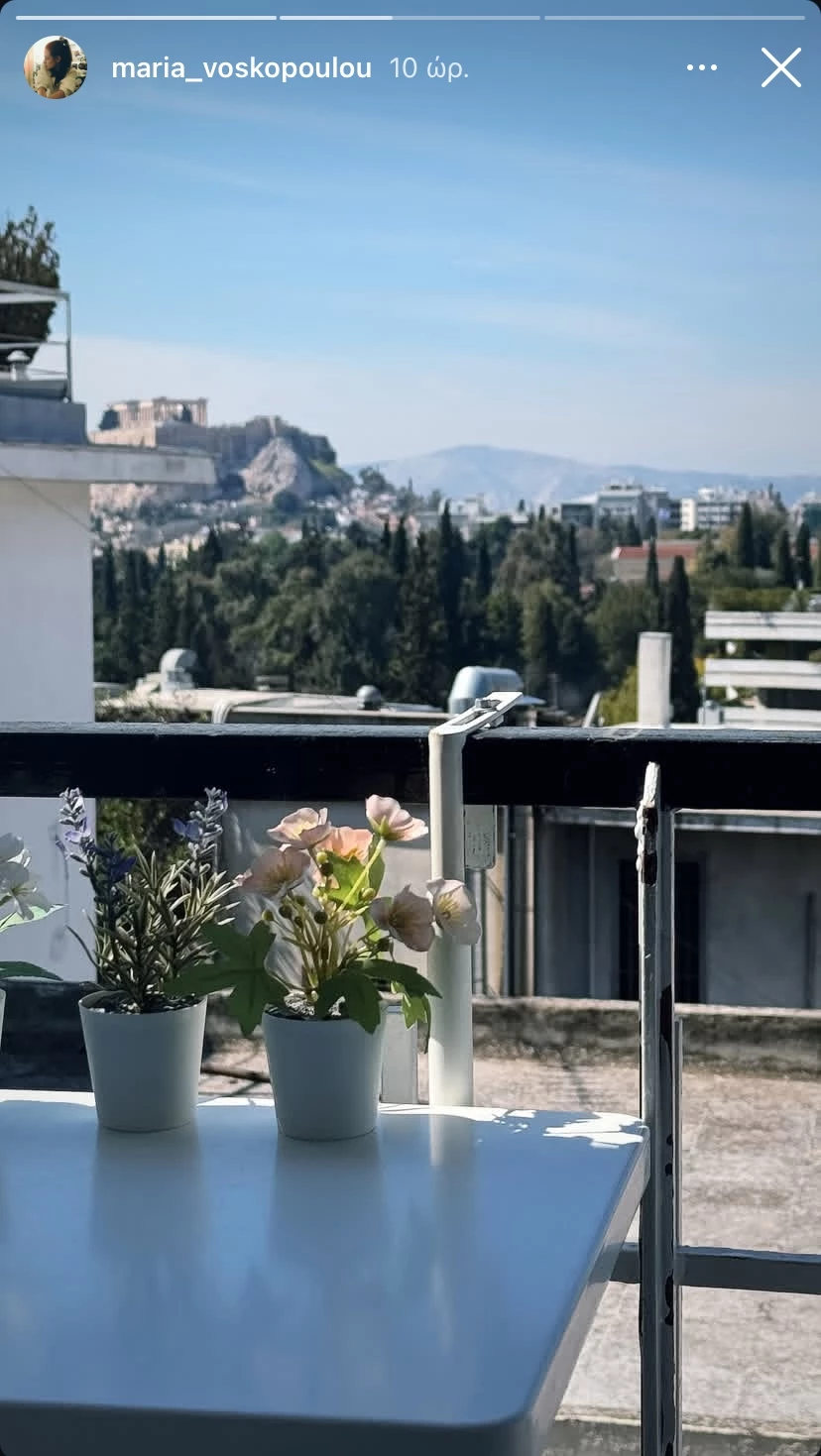 Μαρία Βοσκοπούλου | Η θέα από το μπαλκόνι του σπιτιού της είναι αυτή που θέλουμε να βλέπουμε κάθε μέρα