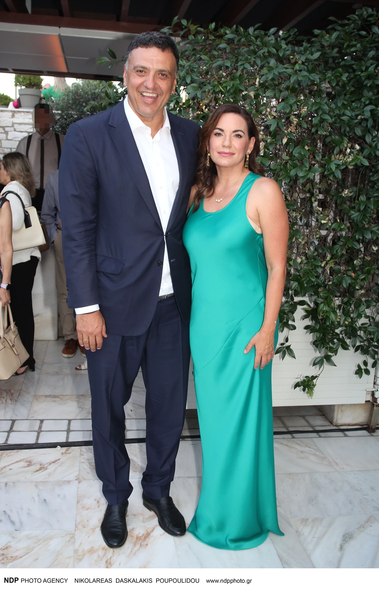 Βασίλης Κικίλιας στη γιορτή της Όλγας Κεφαλογιάννη