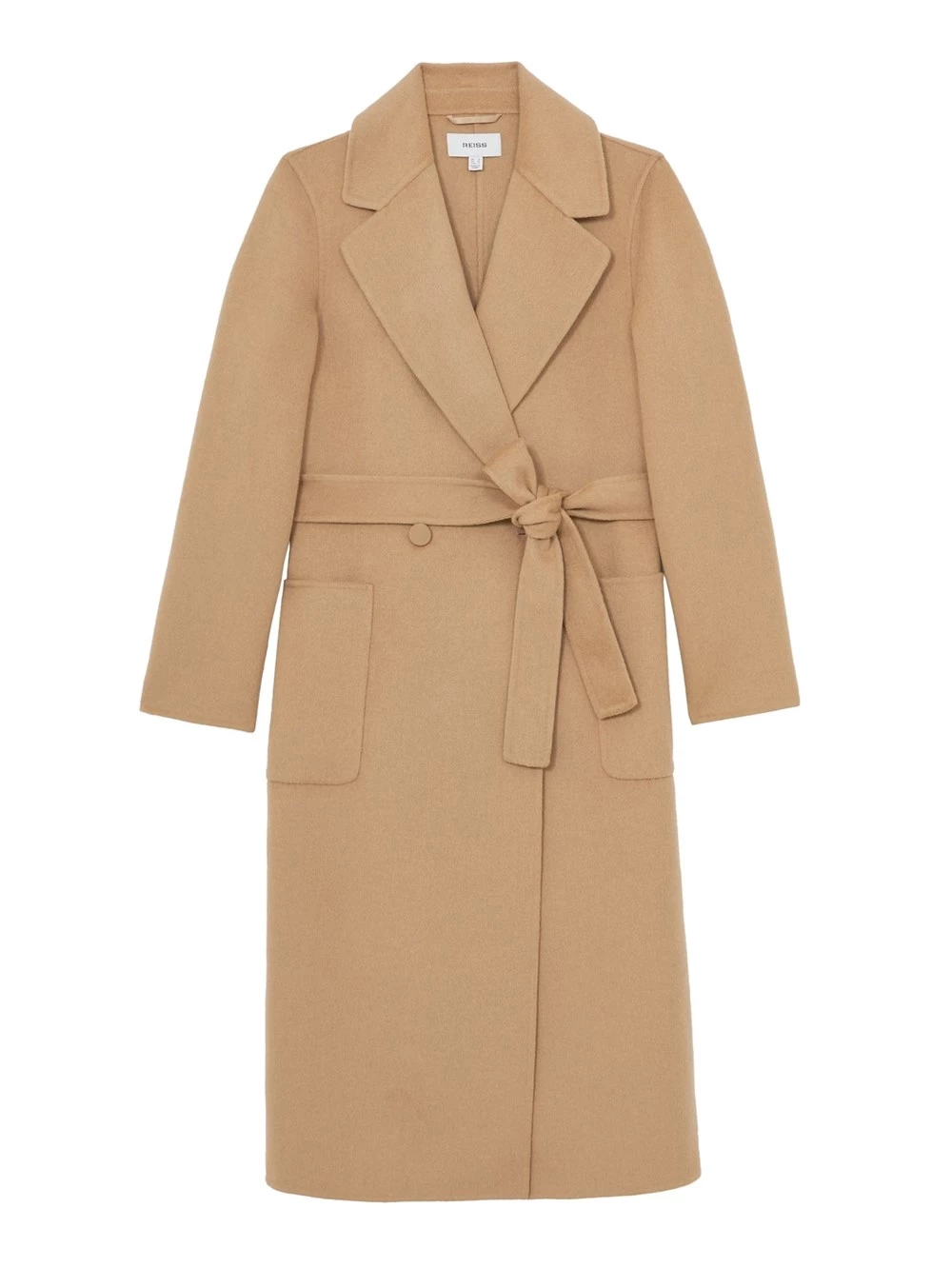 Γυναικείο σταυροκουμπωτό παλτό με ζώνη Reiss, attica.
