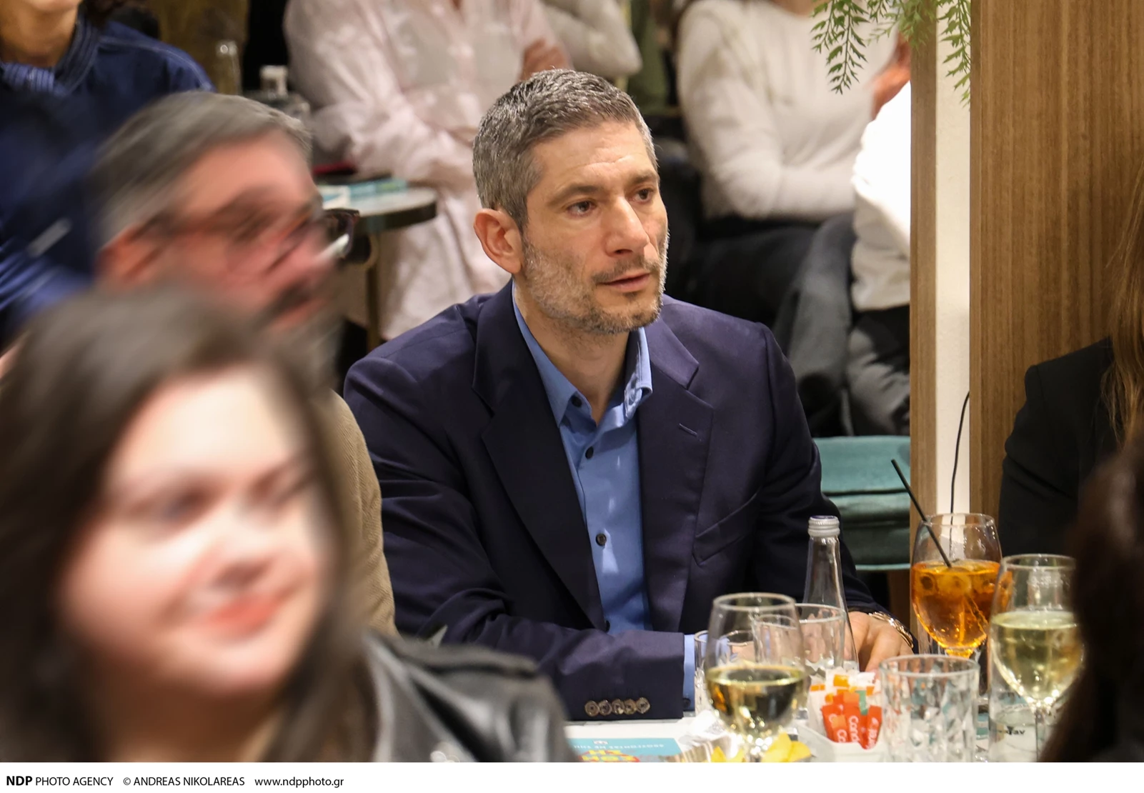 Ο Βύρωνας Βασιλειάδης στην παρουσίαση βιβλίου του Βασίλη Κιοσσέ