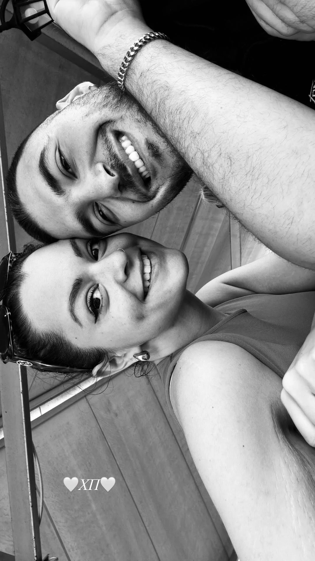 Η Μαριτίνα Ντενίση εύχεται στον σύντροφό της