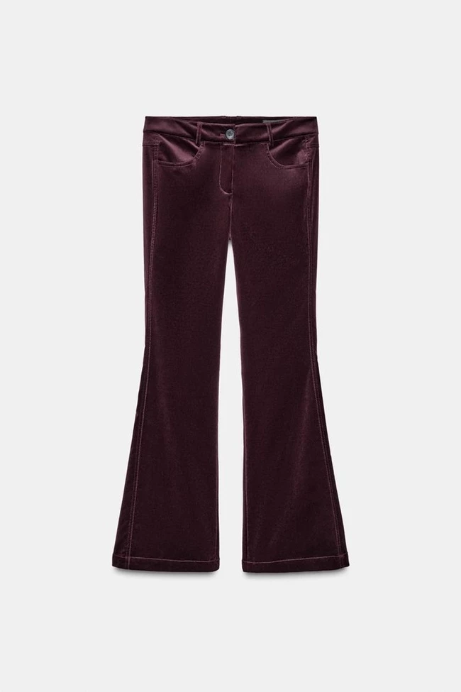 Παντελόνι από βελούδινο ύφασμα, Zara