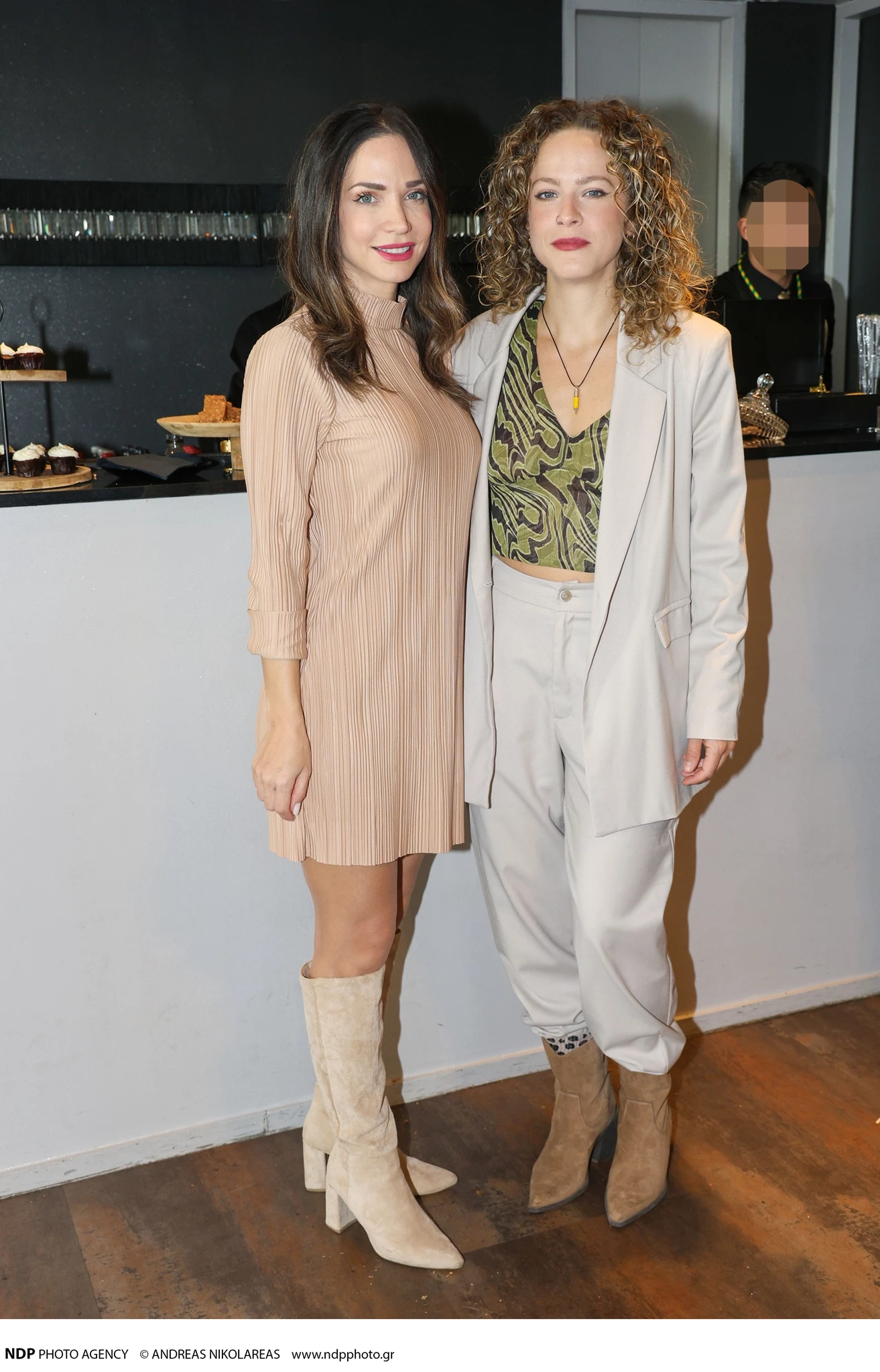 Κατερίνα Γερονικολού και Έλλη Τρίγγου στην παρουσίαση ταινιών της iconc films