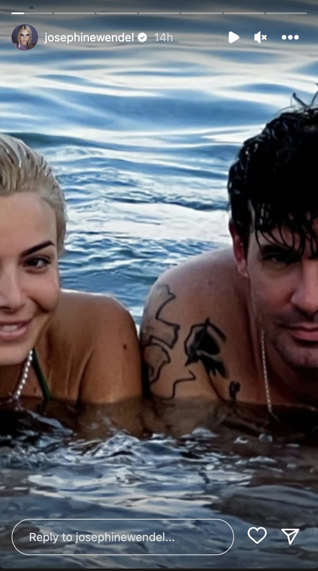 Η Josephine και ο Νίνο έγιναν Instagram official | Η πρώτη φωτογραφία του ζευγαριού στη θάλασσα