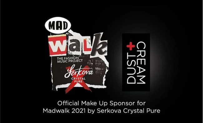 H DUST+CREAM ήταν ο make up χορηγός στο φετινό Madwalk by Serkova Crystal Pure