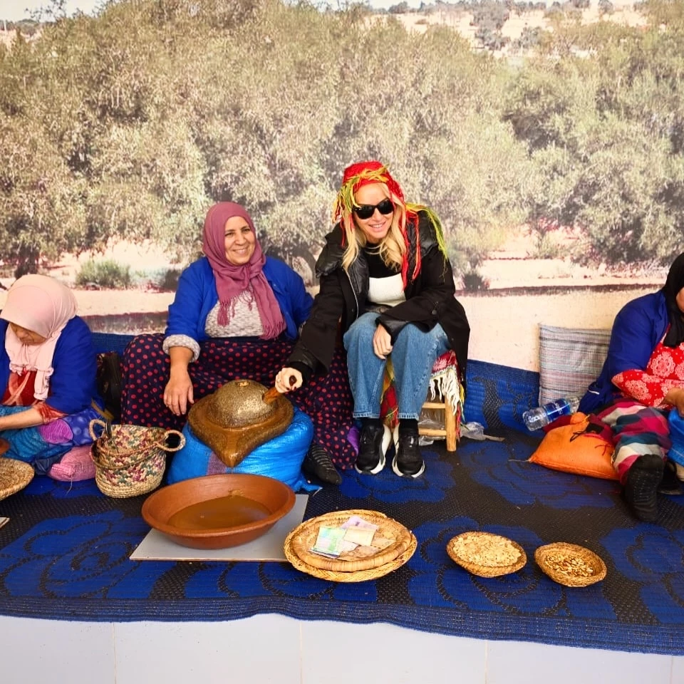 Η Μαρία Μπεκατώρου στο Μαρόκο