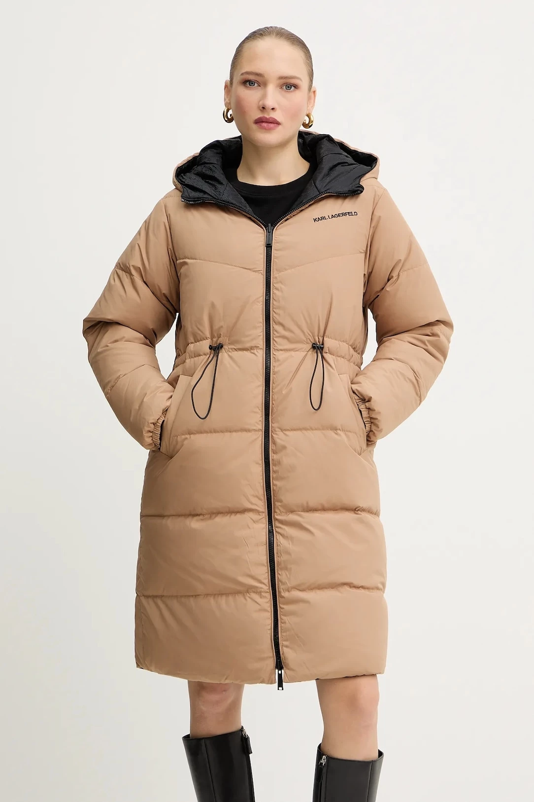 Αναστρέψιμο μπουφάν με επένδυση από πούπουλα Karl Lagerfeld, answear.gr