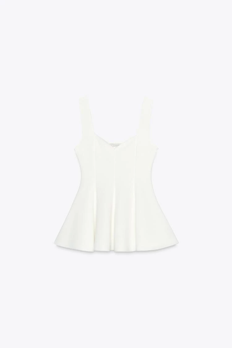 Τοπ από ελαστικό ύφασμα, Zara