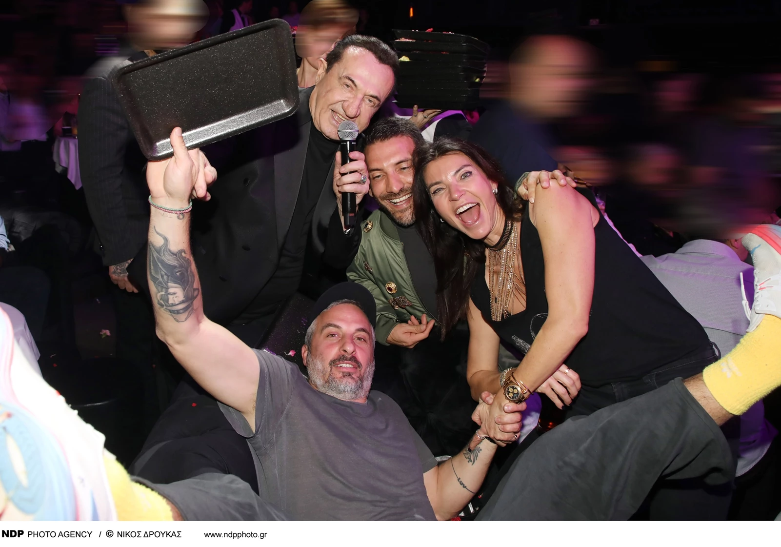 Θανάσης Πανουργιάς Μαρίνα Βερνίκου στον Λευτέρη Πανταζή