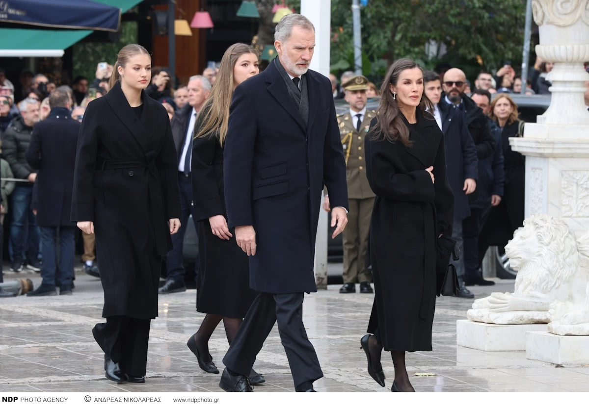 Ο βασιλιάς Φελίπε της Ισπανίας, η βασίλισσα Λετίθια της Ισπανίας