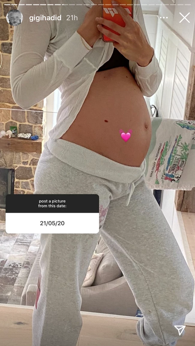 Gigi Hadid | Οι αδημοσίευτες φωτογραφίες από την εγκυμοσύνη της που μοιράστηκε στο Instagram