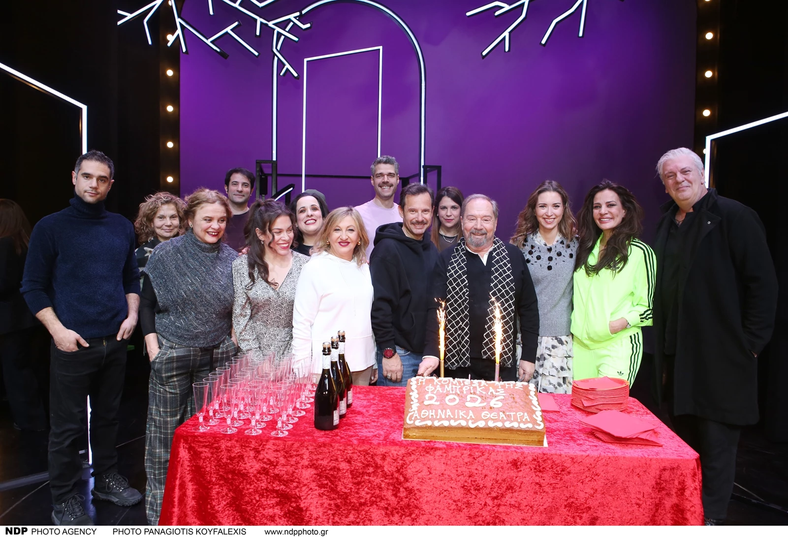 Η Δήμητρα Ματσούκα στην κοπή της πίτας "Η κόμισσα της Φάμπρικας"