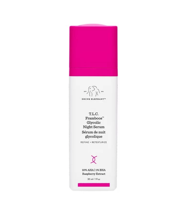 Drunk Elephant TLC Framboos Glycolic Night Serum / Cream Hybrid