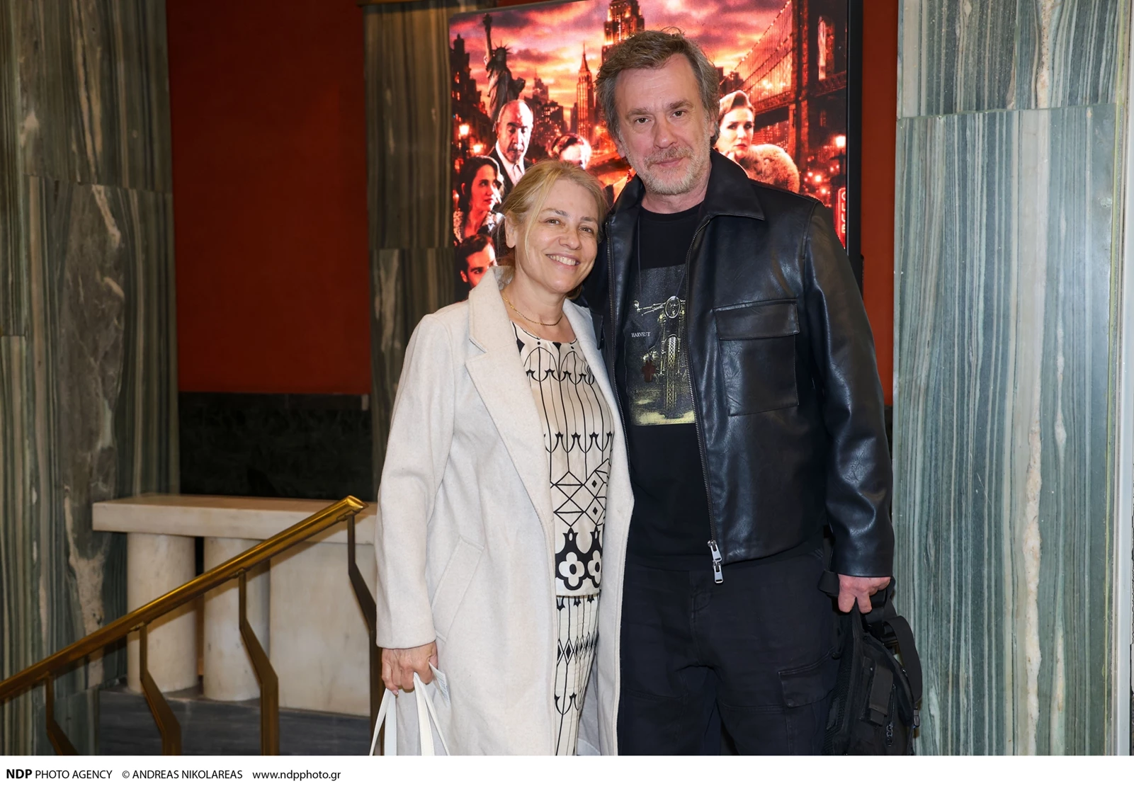 Μαριάννα Τουμασάτου | Χωρίς ίχνος μακιγιάζ σε βραδινή έξοδο με τον Αλέξανδρο Σταύρου